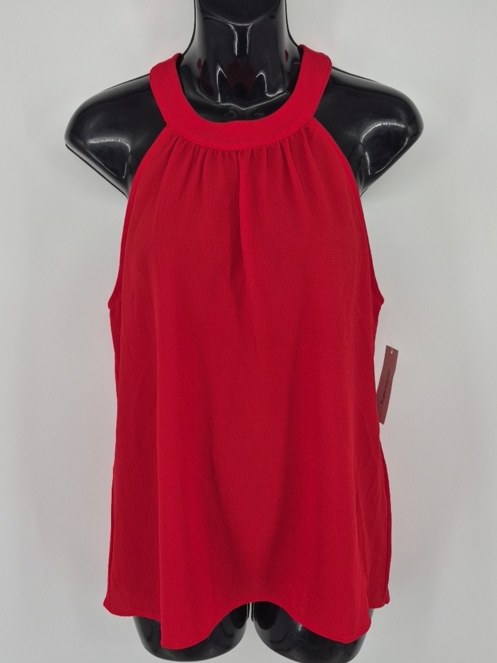 Mi Ami Women's Size M  Sleeveless Red Halter Top Francesca's NWT Made In The USA